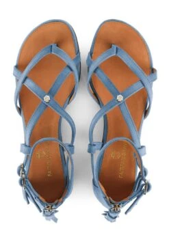 Fairfax & Favor Brancaster Sandal - Cornflower -Equestrian Sale Store fairfax favor brancaster cornflower 3rdy