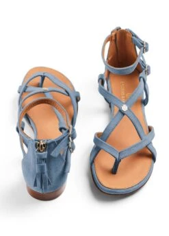 Fairfax & Favor Brancaster Sandal - Cornflower -Equestrian Sale Store fairfax favor brancaster cornflower 4rdy