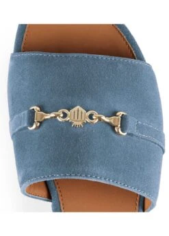 Fairfax & Favor Heacham Sandal - Cornflower -Equestrian Sale Store fairfax favor heacham sandal cornflower 4rdy