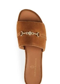 Fairfax & Favor Heacham Sandal - Tan -Equestrian Sale Store fairfax favor heacham sandal tan 3rdy