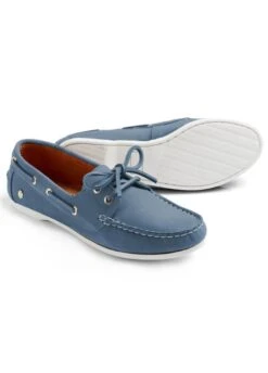 Fairfax & Favor Salcombe Deck Shoe - Cornflower -Equestrian Sale Store fairfax favor salcombe cornflower 3rdy
