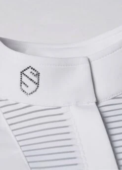 Samshield Ladies Faustine Competition Shirt - White 8 Samshield Ladies Faustine Competition Shirt - White -Equestrian Sale Store faux3