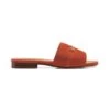 Fairfax & Favor Heacham Sandal - Sunset Orange -Equestrian Sale Store ff heacham orange 2rdy