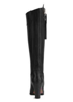 Fairfax & Favor High Heeled Regina Leather Boot - Black -Equestrian Sale Store ff leather regina black 3rdy