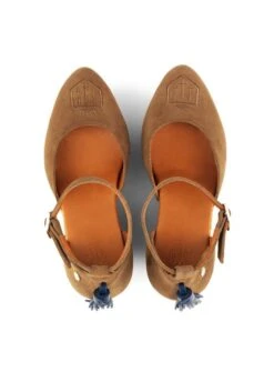 Fairfax & Favor Monaco Wedge - Tan -Equestrian Sale Store ff monaco tan 3rdy