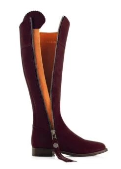 Fairfax & Favor Flat Regina Narrow Fit - Plum -Equestrian Sale Store ff regina flat narrow plum 3rdy 1