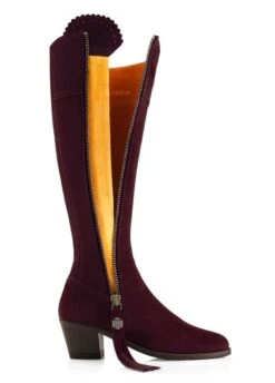 Fairfax & Favor Heeled Regina Narrow Fit - Plum -Equestrian Sale Store ff regina heel narrow plum 3rdy