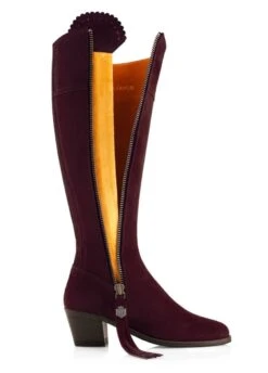 Fairfax & Favor Heeled Regina - Plum -Equestrian Sale Store ff regina heel plum 3rdy