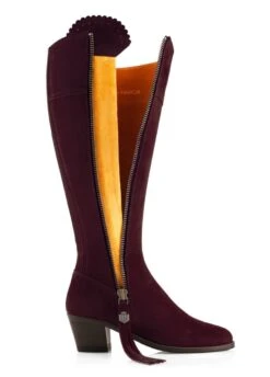 Fairfax & Favor Heeled Regina Sporting Fit - Plum -Equestrian Sale Store ff regina heel sporting plum 3rdy