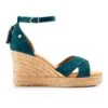 Fairfax & Favor Valencia Wedge - Ocean -Equestrian Sale Store ff valencia ocean 1rdy