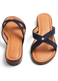 Fairfax & Favor Holkham Suede Sandal - Navy -Equestrian Sale Store ffhokhamnavy2rdy