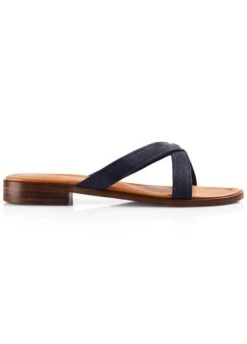 Fairfax & Favor Holkham Suede Sandal - Navy