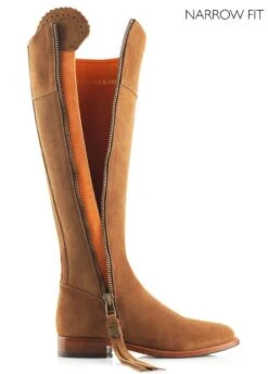 Fairfax & Favor Flat Regina Narrow Fit - Tan -Equestrian Sale Store ffnarrowregina3rdy