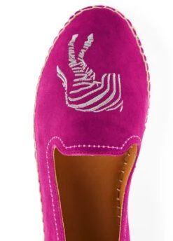 Fairfax & Favor Saint Tropez Espadrille - Fuchsia -Equestrian Sale Store ffsainttropezfuchsia5rdy