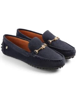 Fairfax & Favor Ladies Trinity Loafer - Navy -Equestrian Sale Store fftrinitynavyrdy