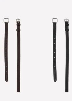 Ps Of Sweden Flat Throatlash With Dark Stitches - Brown