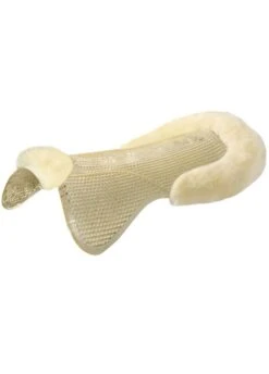 Acavallo Just-Gel Lambswool Half Pad - Clear/Natural