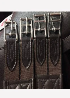 Albion New Long Girth With D-Ring - Brown -Equestrian Sale Store girthbuckles.brown .rdy