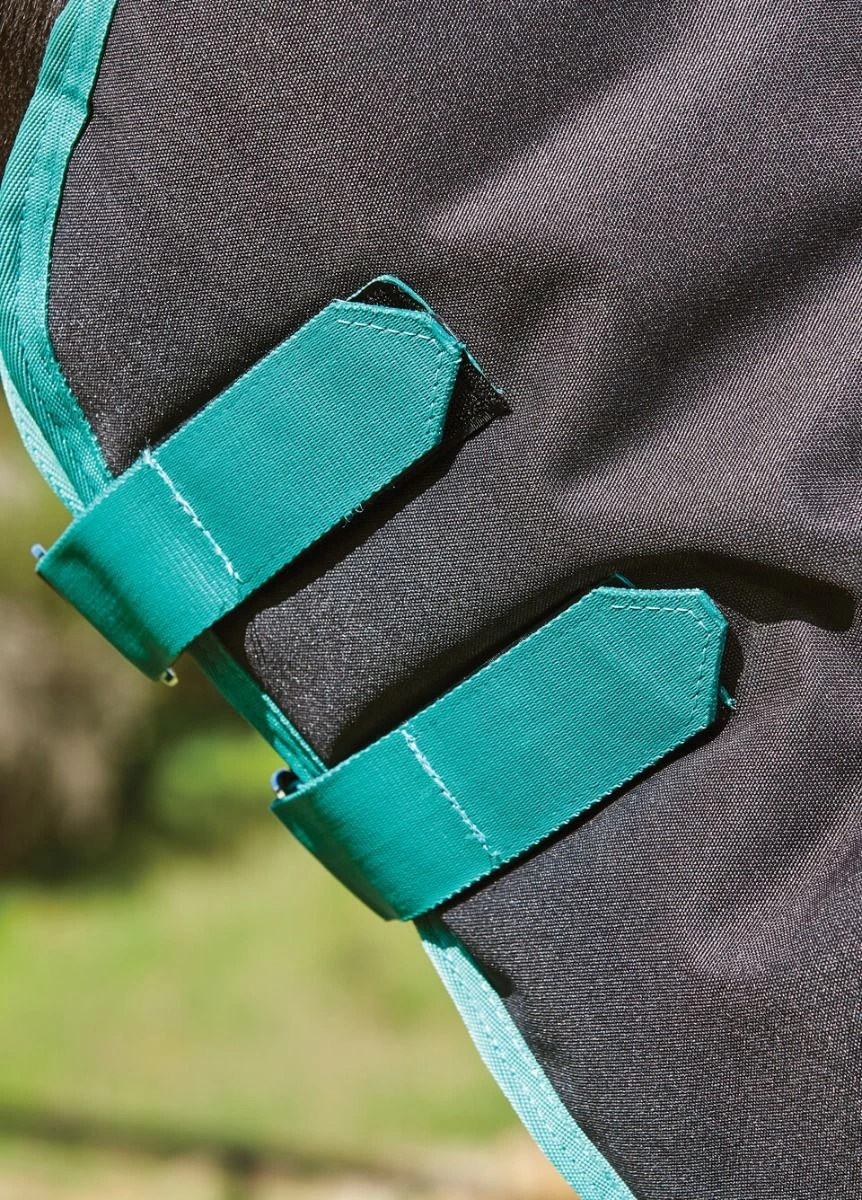 Weatherbeeta Green-Tec 900D Detach-A-Neck Lite Plus Turnout - Black/Bottle Green 6 Weatherbeeta Green-Tec 900D Detach-A-Neck Lite Plus Turnout - Black/Bottle Green - Image 4