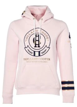 Holland Cooper Heritage Hoodie - Blush -Equestrian Sale Store hc heritage hoodie blush 3rdy