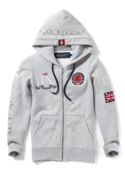 Holland Cooper Team Hoodie - Grey Marl -Equestrian Sale Store hc hoodie grey 3rdy