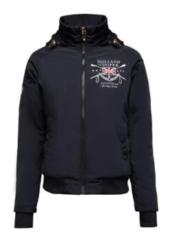 Holland Cooper Team Waterproof Jacket - Ink Navy -Equestrian Sale Store hc team wproof jacket inknvy 3rdy