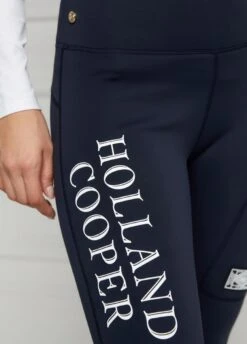 Holland Cooper Thermal Full Grip Leggings - Ink Navy -Equestrian Sale Store hcthermalinknavy5rdy
