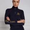 Holland Cooper Tour Base Layer - Ink Navy -Equestrian Sale Store hctourbaseinknavy2rdy