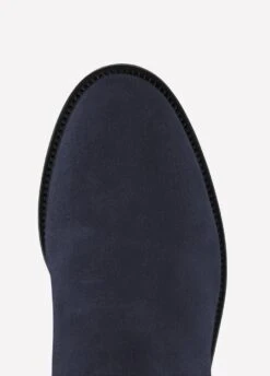 Fairfax & Favor Heeled Regina Suede Boot - Navy 12 Fairfax & Favor Heeled Regina Suede Boot - Navy -Equestrian Sale Store heelreginanavy3