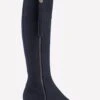 Fairfax & Favor Heeled Regina Suede Boot - Navy -Equestrian Sale Store heelreginanavy4
