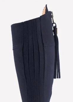 Fairfax & Favor Heeled Regina Suede Boot - Navy 11 Fairfax & Favor Heeled Regina Suede Boot - Navy -Equestrian Sale Store heelreginanavy6