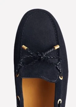 Fairfax & Favor Ladies Suede Henley Driving Shoe - Navy 11 Fairfax & Favor Ladies Suede Henley Driving Shoe - Navy -Equestrian Sale Store hennav6
