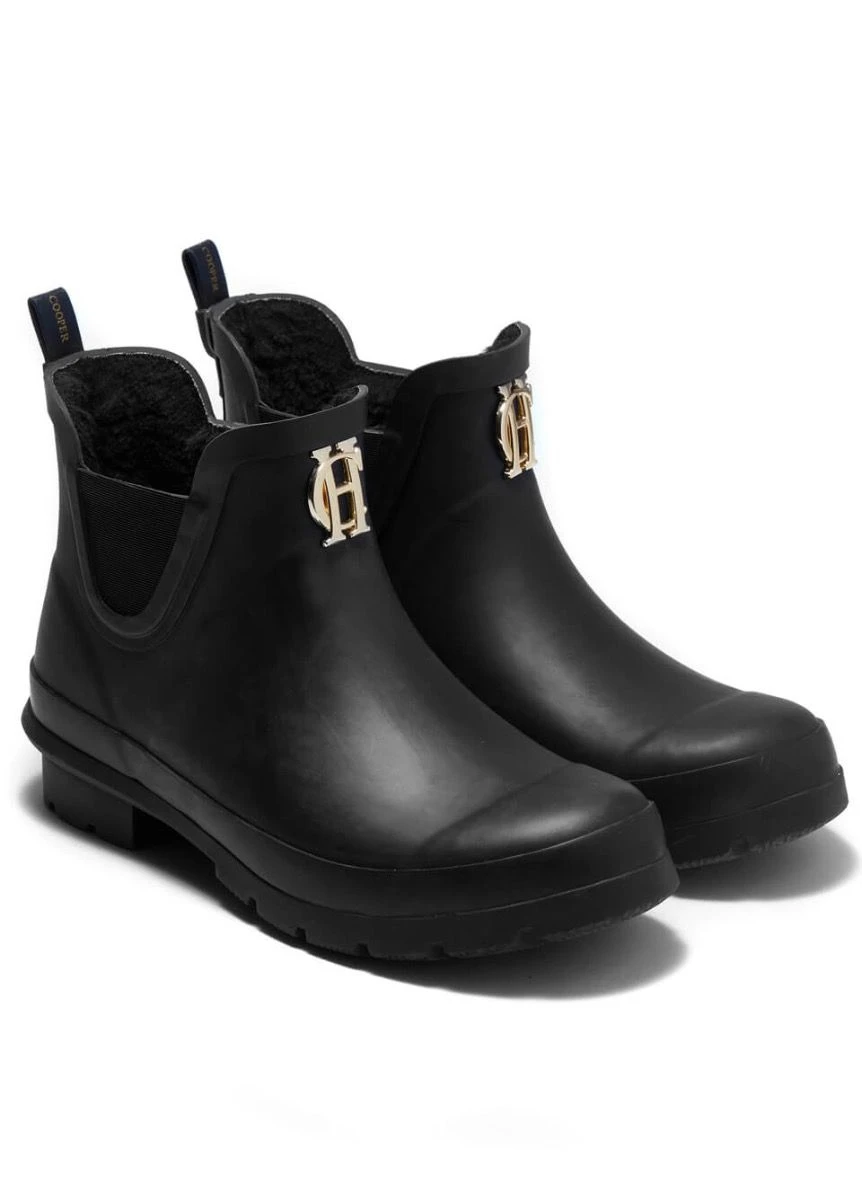 Holland Cooper Rubber Chelsea Boot - Black 3 Holland Cooper Rubber Chelsea Boot - Black