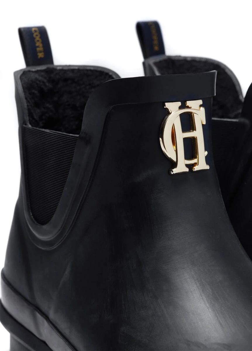 Holland Cooper Rubber Chelsea Boot - Black 6 Holland Cooper Rubber Chelsea Boot - Black - Image 4