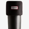 Hunter Recycled Fleece Tall Boot Sock - Black -Equestrian Sale Store hunter fleece sock black 1rdy