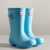 Childs Hunter Wellingtons - Borealis Blue 2 Childs Hunter Wellingtons - Borealis Blue -Equestrian Sale Store hunterchildborealis1rdy