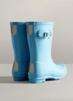 Childs Hunter Wellingtons - Borealis Blue -Equestrian Sale Store hunterchildborealis3rdy