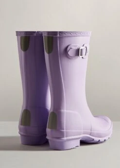 Childs Hunter Wellingtons - Lavender Mist -Equestrian Sale Store hunterchildslavender3rdy