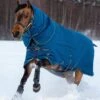 Rhino Plus Turnout 100g - Navy/Grey -Equestrian Sale Store hwplustoutnavygrey1rdy