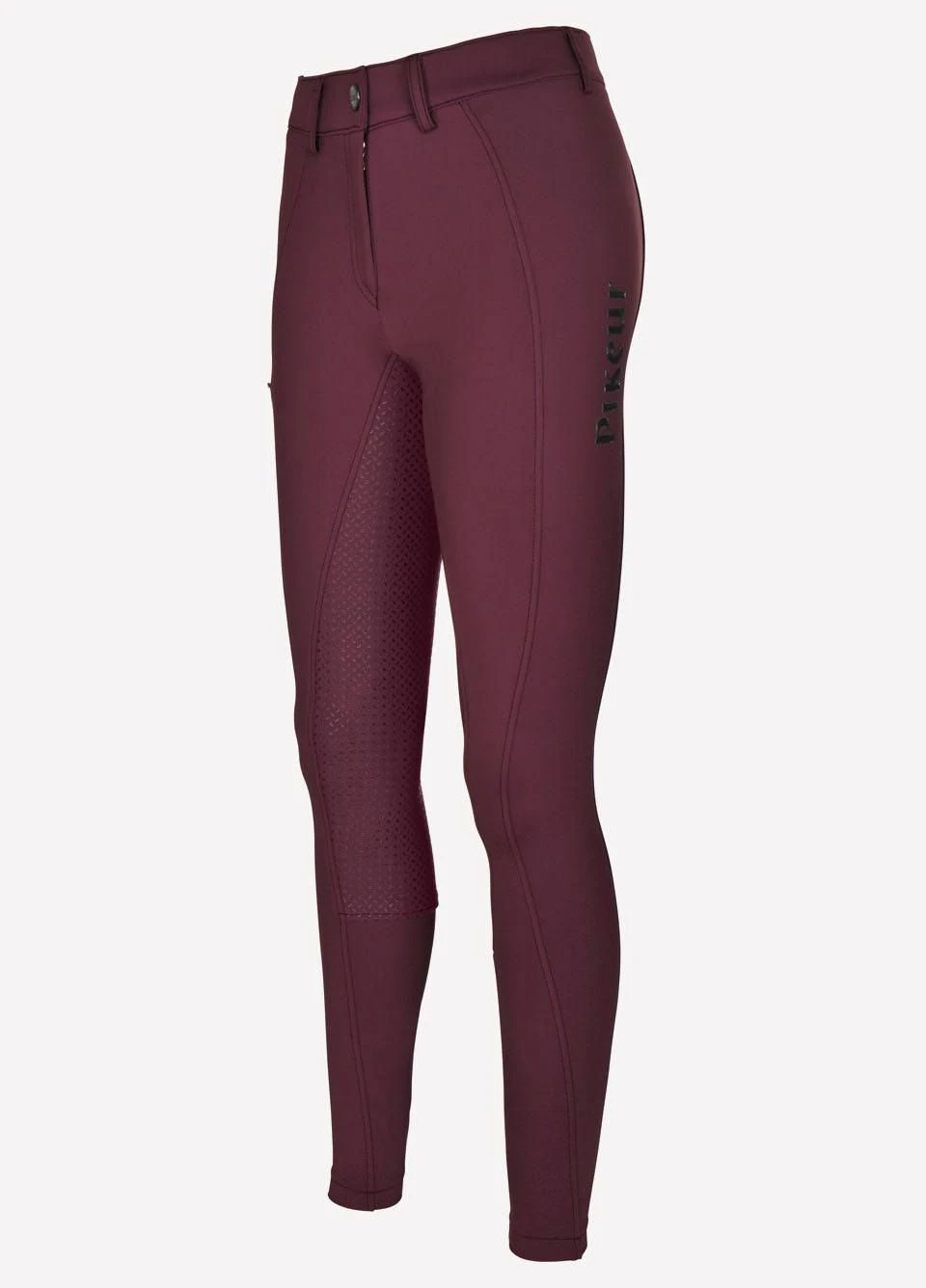 Pikeur Ladies Ine Grip Breeches - Bordeaux 3 Pikeur Ladies Ine Grip Breeches - Bordeaux