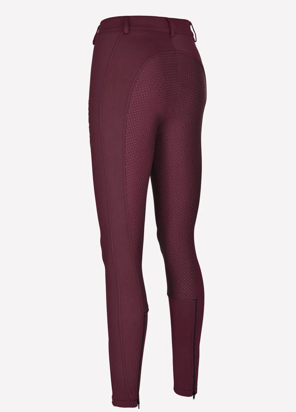 Pikeur Ladies Ine Grip Breeches - Bordeaux 4 Pikeur Ladies Ine Grip Breeches - Bordeaux - Image 2