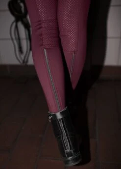Pikeur Ladies Ine Grip Breeches - Bordeaux 12 Pikeur Ladies Ine Grip Breeches - Bordeaux -Equestrian Sale Store ine5