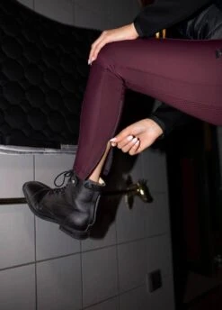 Pikeur Ladies Ine Grip Breeches - Bordeaux 13 Pikeur Ladies Ine Grip Breeches - Bordeaux -Equestrian Sale Store ine6