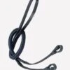 Jeffries Wembley Nylon Lined Rubber Grip Reins - Black -Equestrian Sale Store jeffries wembley nylonlined reins black