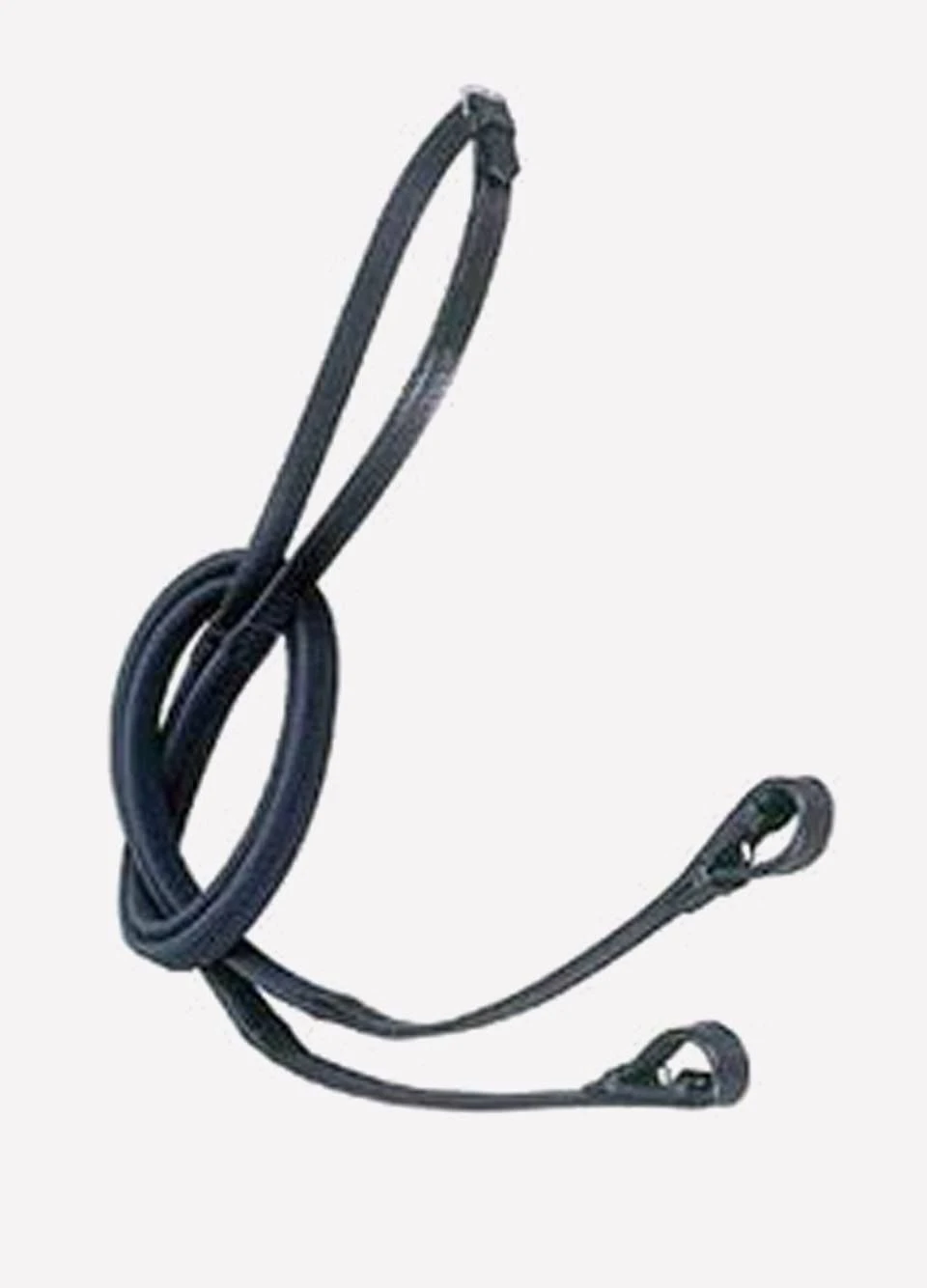 Jeffries Wembley Nylon Lined Rubber Grip Reins - Black 3 Jeffries Wembley Nylon Lined Rubber Grip Reins - Black
