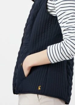 Joules Minx Diamond Quilted Gilet - Marine Navy -Equestrian Sale Store joulesminxgiletnavy4rdy