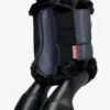 LeMieux Fleece Edged Mesh Brushing Boot - Twilight Navy -Equestrian Sale Store lemieux fleece brush boot twilight navy 1rdy