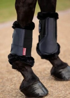 LeMieux Fleece Edged Mesh Brushing Boot - Twilight Navy 14 LeMieux Fleece Edged Mesh Brushing Boot - Twilight Navy -Equestrian Sale Store lemieux fleece brush boot twilight navy 6rdy