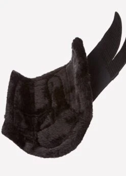 LeMieux Fleece Lined Brushing Boots - Black -Equestrian Sale Store lemieux fleece brushing blk 2