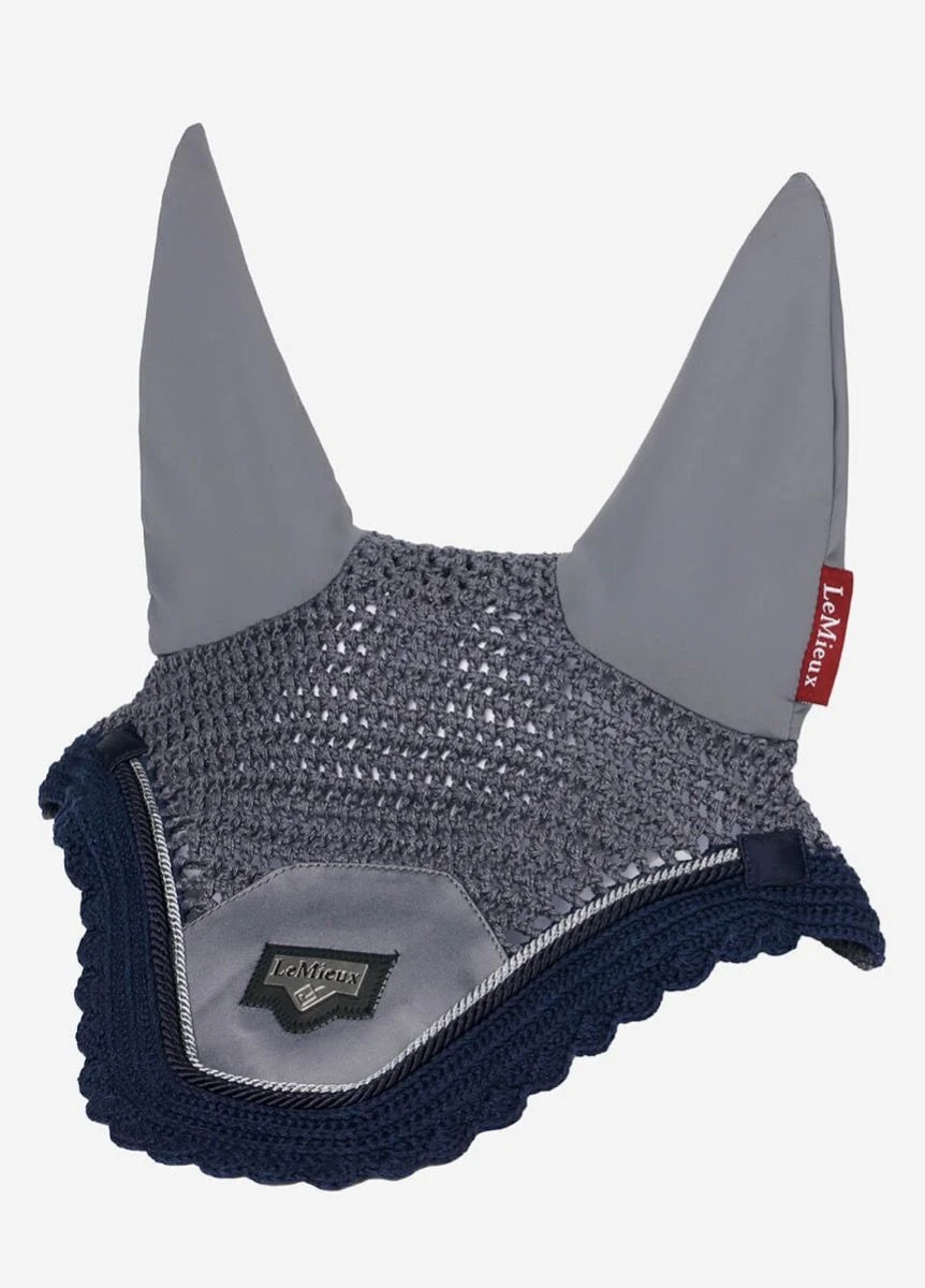 LeMieux Loire Fly Hood - Twilight Grey 3 LeMieux Loire Fly Hood - Twilight Grey